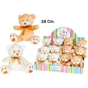 OSITO BEIGE Y MARRÓN 18CM