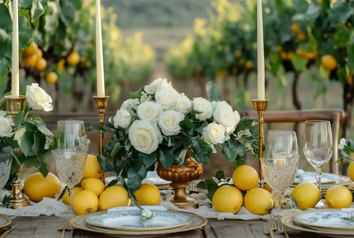 Cómo hacer un centro de mesa con limones y flores paso a paso