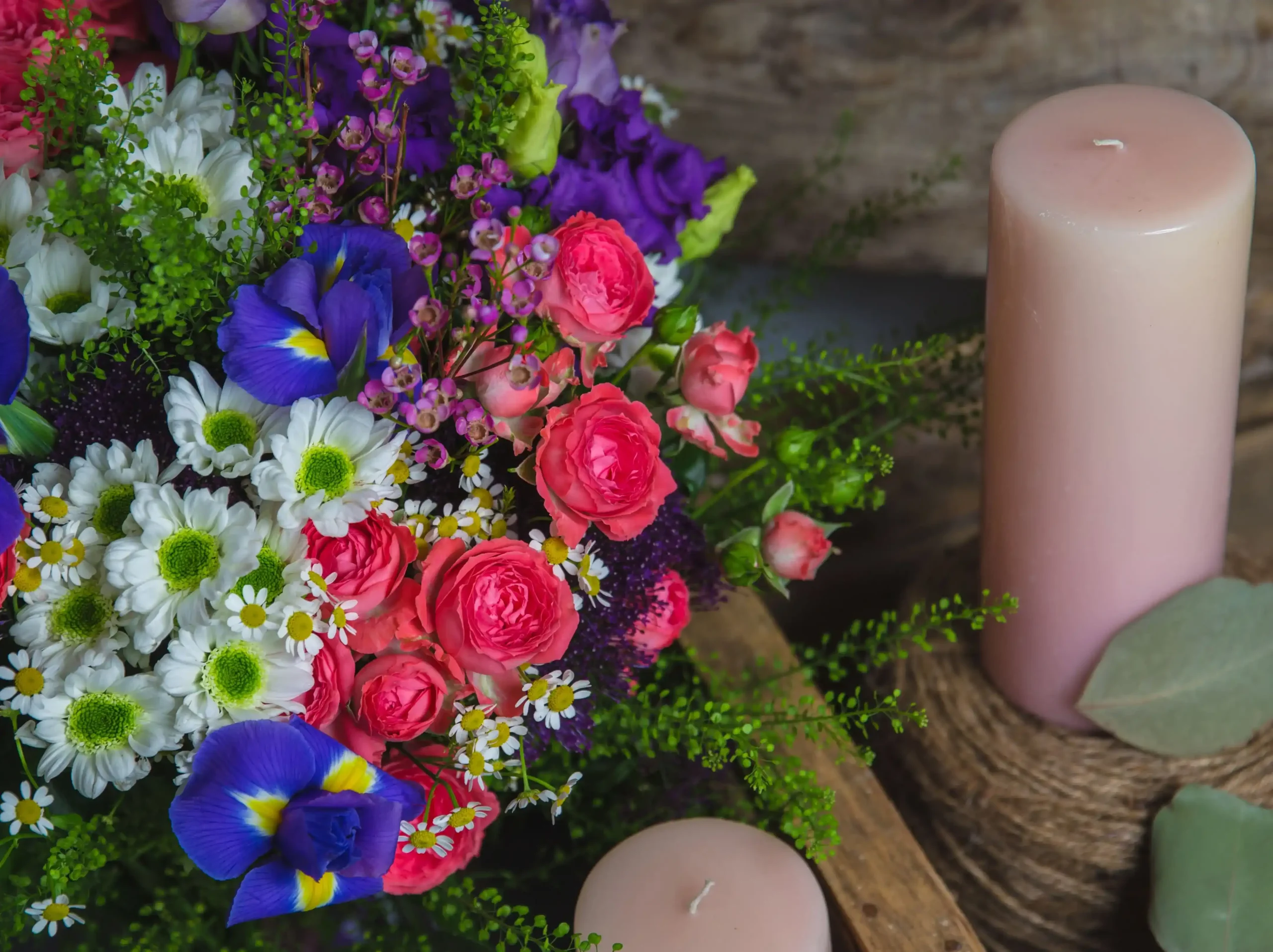Flores para llevar al cementerio en Todos los Santos