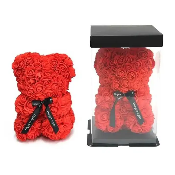 oso de rosas rojas foam 2 oso de rosas rojas foam 2