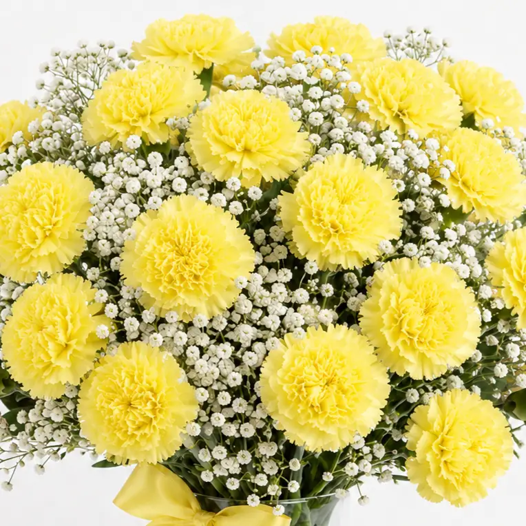 ramo de flores de claveles amarillos 4 ramo de flores de claveles amarillos 4